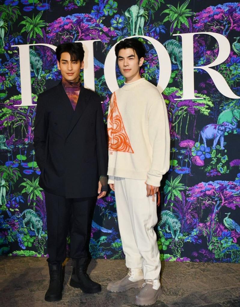 Aktor KinnPorsche Mile Apo Memukau di Dior Fall 2023 Mumbai Show, Trending Twitter